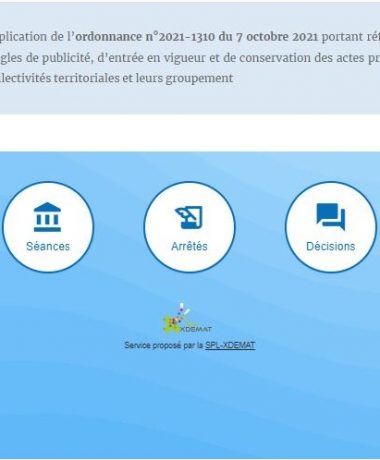 Affichage règlementaire