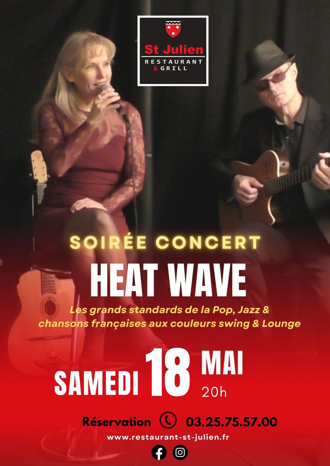 Concert : Heat Wave Le 18 mai 2024