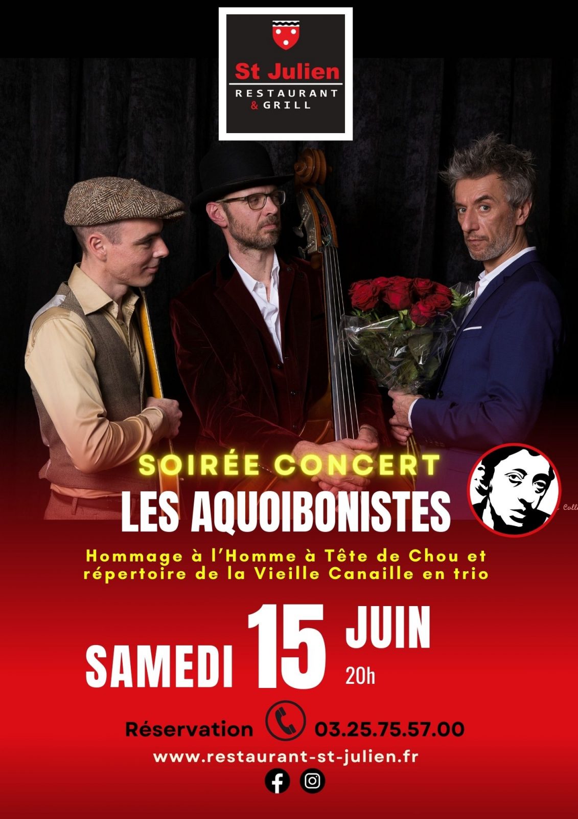 Les Aquoibonistes chantent Gainsbourg Le 15 juin 2024