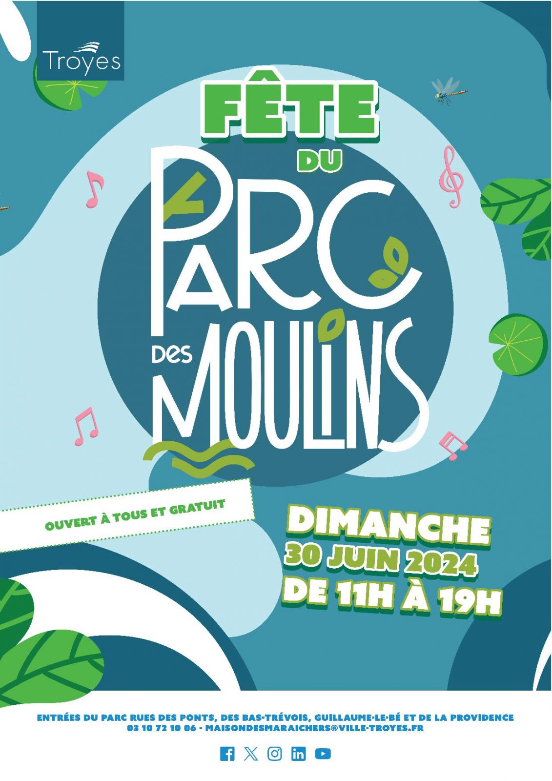 Fête du Parc des Moulins Le 30 juin 2024