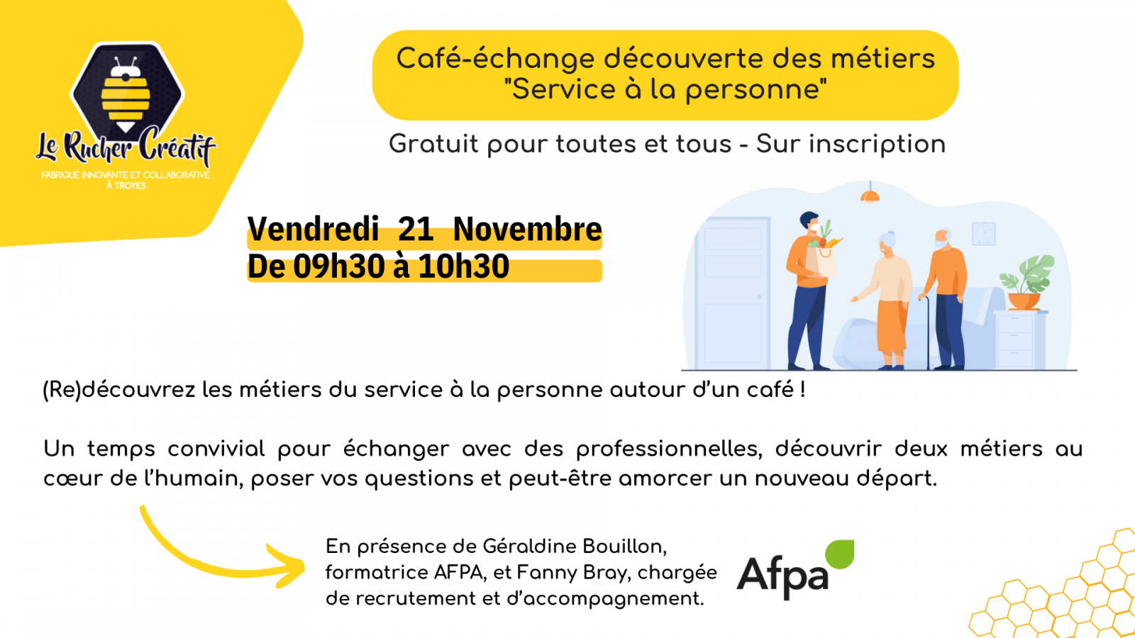 Café-échange découverte des métiers « Service à la personne »