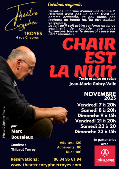 Théâtre – Chair est la nuit