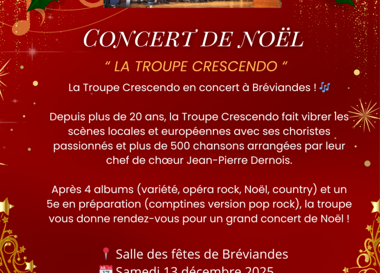 Spectacle de fin d&rsquo;année avec la troupe Crescendo