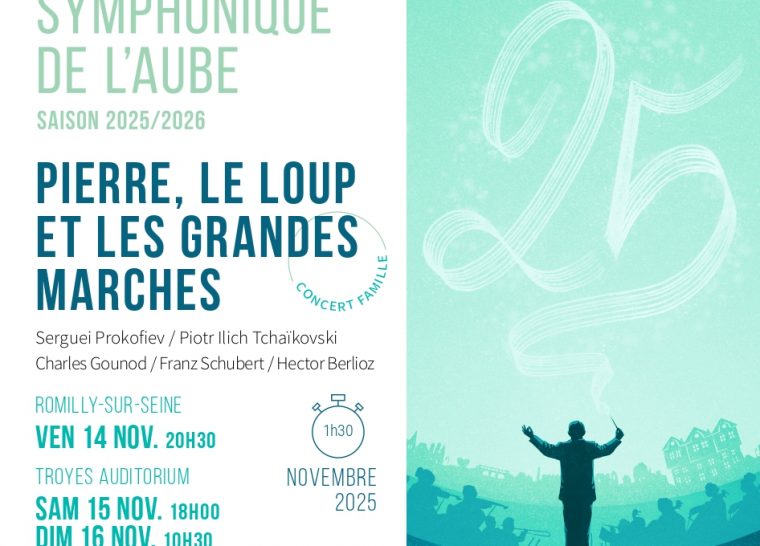 Orchestre Symphonique de l’Aube – Pierre, le loup et les grandes marches