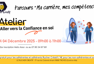 Atelier « Aller vers la Confiance en soi »
