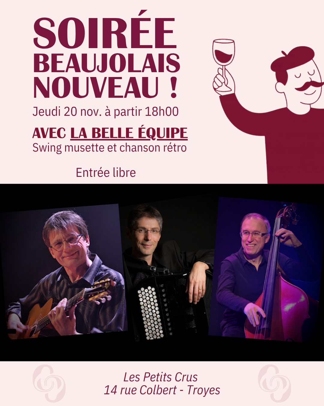 Les Petits Crus – Soirée Beaujolais Nouveau