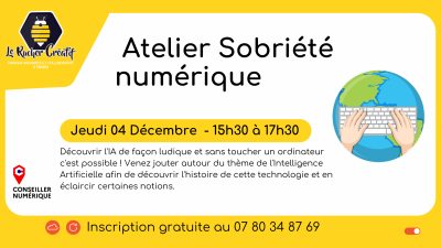 Atelier Sobriété Numérique