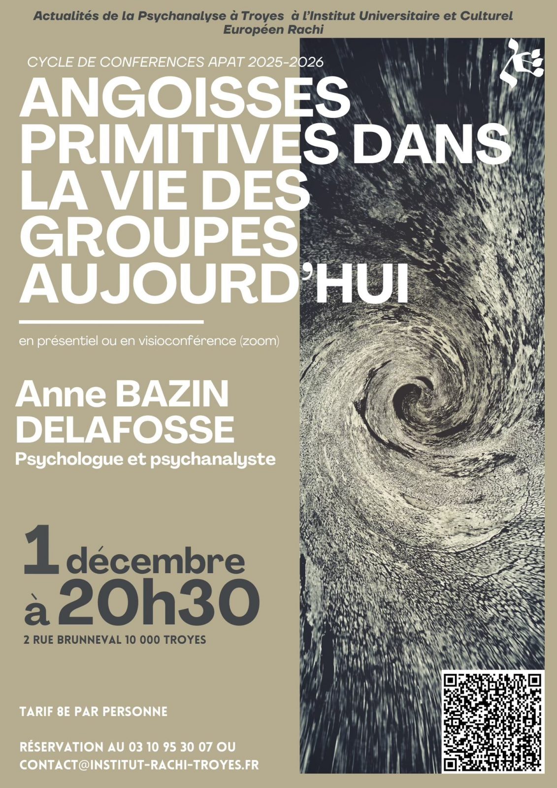 Séminaire « L’angoisse d’aujourd’hui, l’angoisse de toujours »