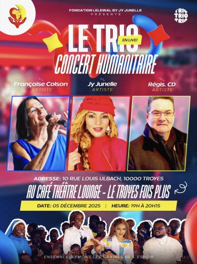Concert Humanitaire // Le Trio avec Jy Junelle