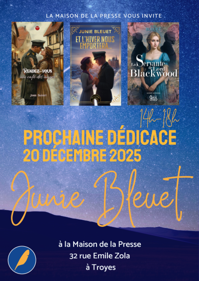 Junie Bleuet en dédicace