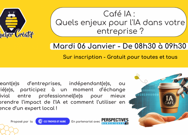 Café IA : Quels enjeux pour l&rsquo;IA dans votre entreprise ?
