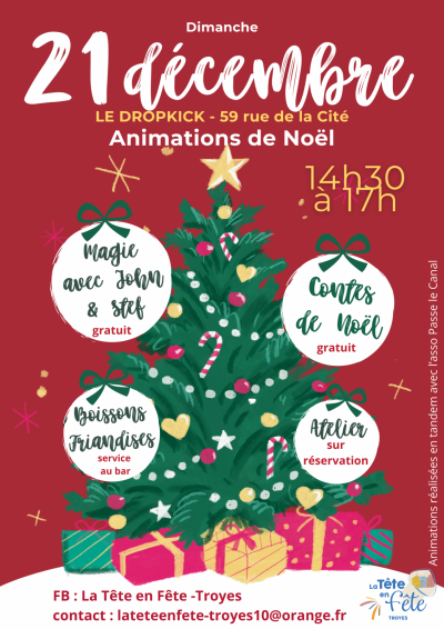 Animations de Noël – La Tête en Fête