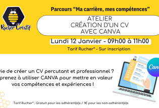 Atelier « Création d&rsquo;un CV avec Canva »
