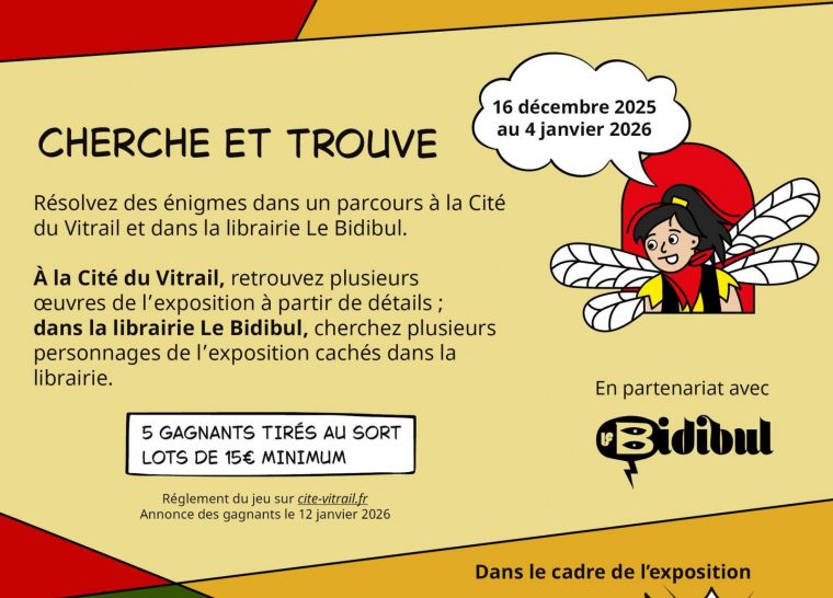 Jeu de piste – Cherche et Trouve Vitrail&BD