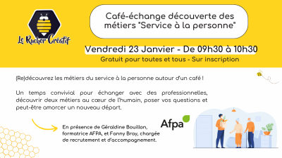 Café-échange découverte des métiers « Service à la personne »