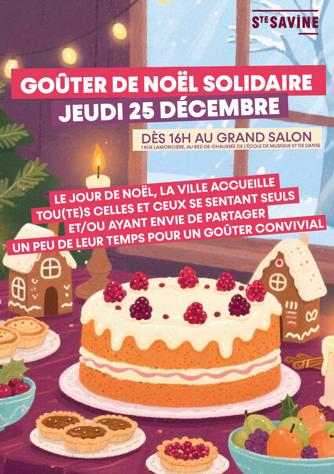 Goûter de Noël solidaire