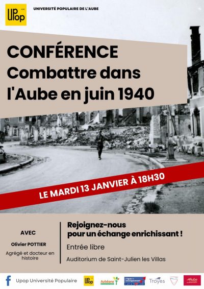 Conférence « Combattre dans l&rsquo;Aube en juin 1940 »