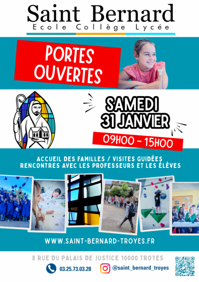 Journée « Portes Ouvertes » Ecole Collège Lycée Saint Bernard