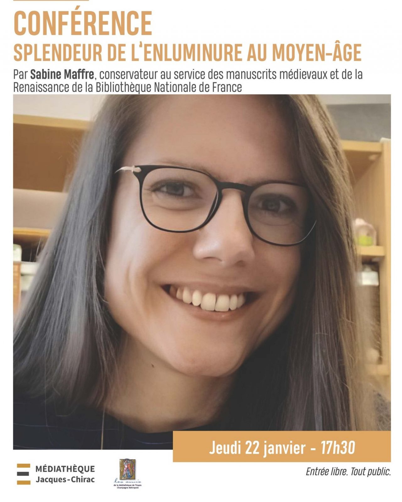 Conférence : « Splendeur de l’enluminure au Moyen-Âge »