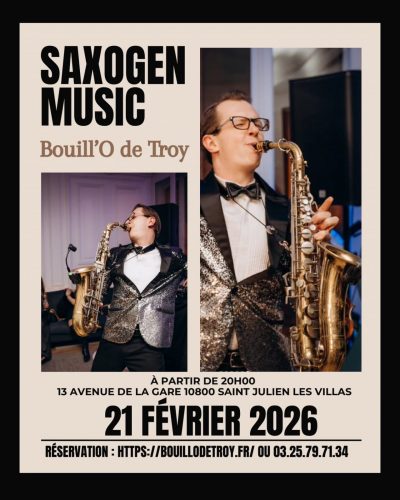 Saxogen Music au Bouill&rsquo;O de Troy