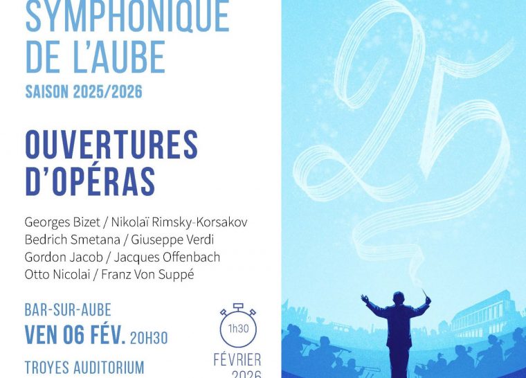 Orchestre Symphonique de l&rsquo;Aube – Ouvertures d&rsquo;opéras