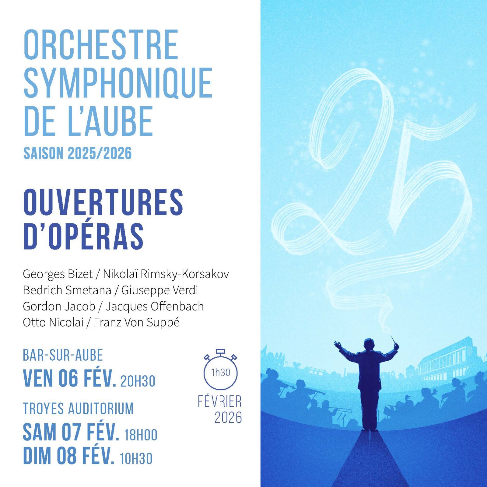 Orchestre Symphonique de l&rsquo;Aube – Ouvertures d&rsquo;opéras