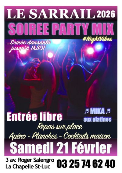 Soirée « Party Mix » avec Mika aux platines