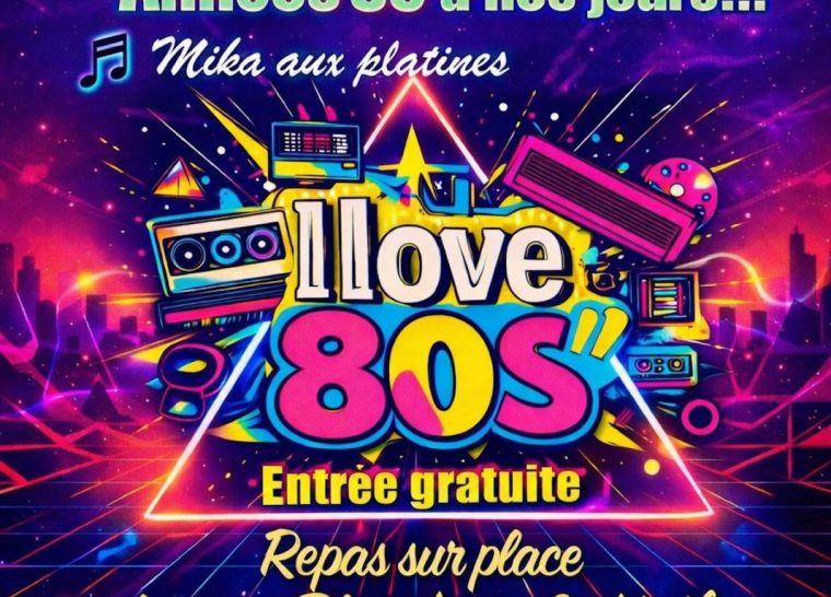Soirée dansante années 80 avec Mika aux platines!