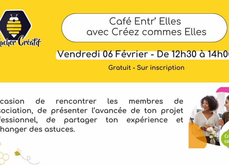 Café Entr&rsquo;Elles avec Créez Comme Elles