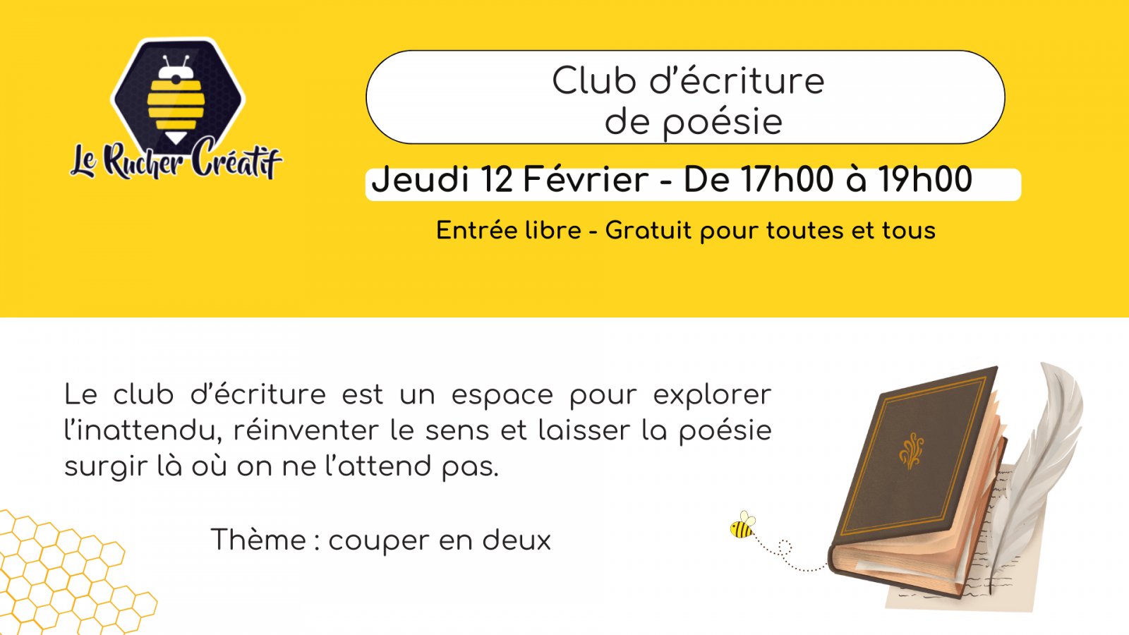Club d&rsquo;Ecriture de Poésie