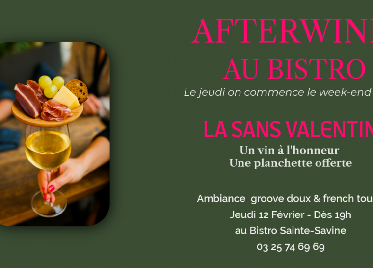 AfterWine au Bistro – La Sans Valentin