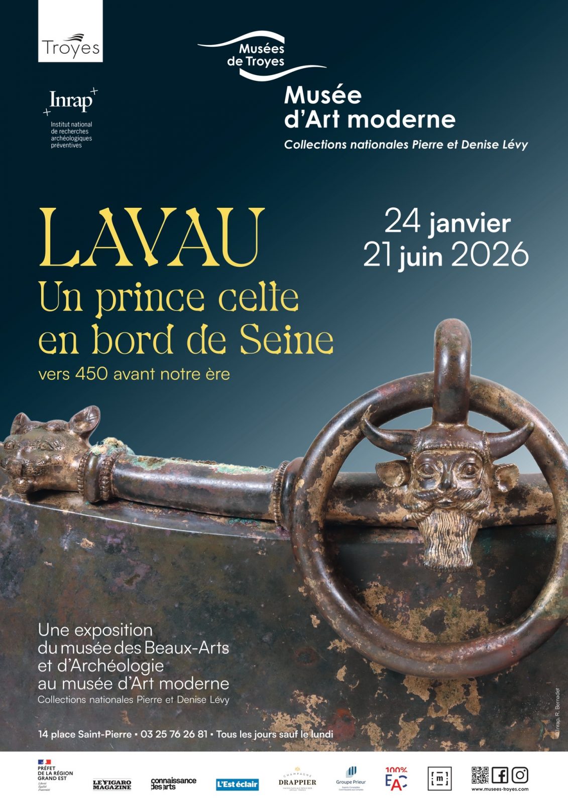 Visite guidée de l&rsquo;exposition « Lavau, Un prince celte en bord de Seine »