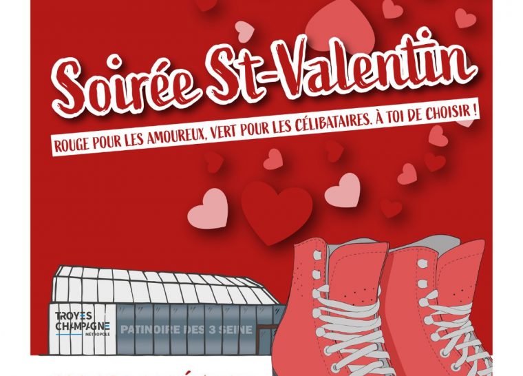 La Saint-Valentin à la patinoire