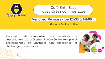 Café Entr&rsquo;Elles avec Créez Comme Elles