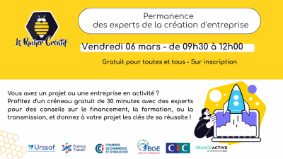 Permanence des expert(e)s de la création d&rsquo;entreprise