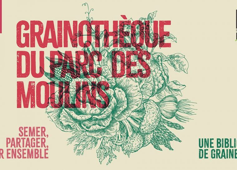 Echanges de graines à la grainothèque au Parc des Moulins
