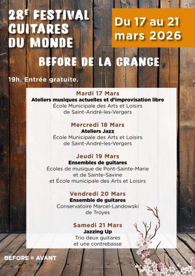 Festival Guitares du Monde – Les « Before » de la Grange