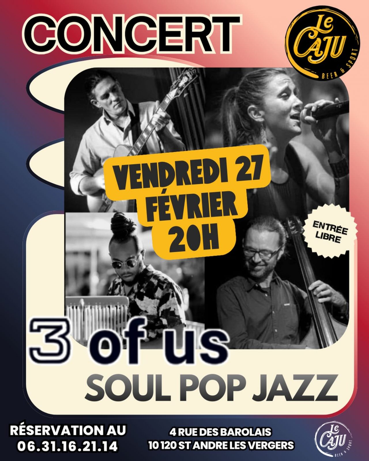 Concert Live au Caju