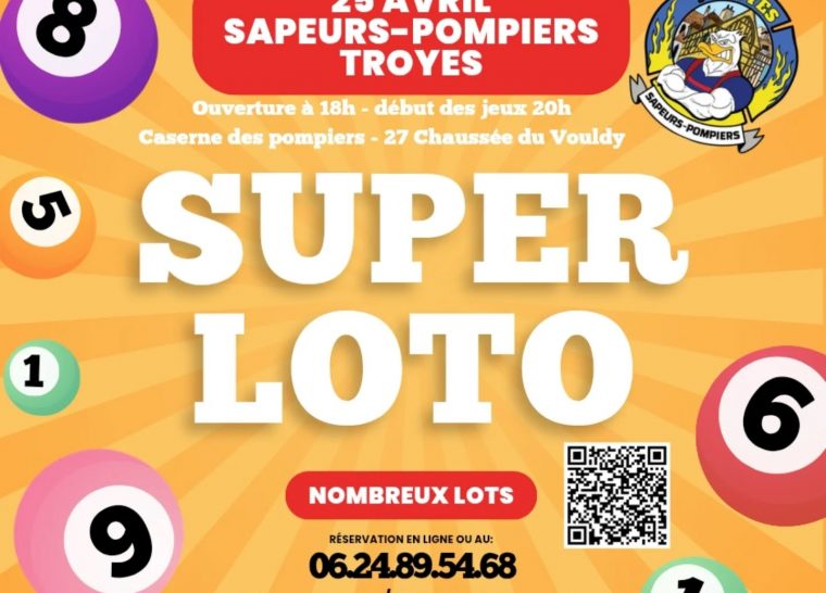 Super Loto des Sapeurs-Pompiers de Troyes