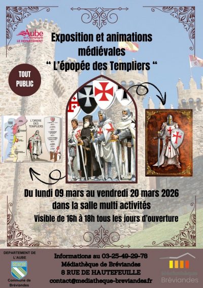 Exposition « L&rsquo;épopée des Templiers »