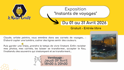 Vernissage exposition « Instants de voyages »