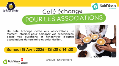 Guid&rsquo;Asso : Café échange pour les associations