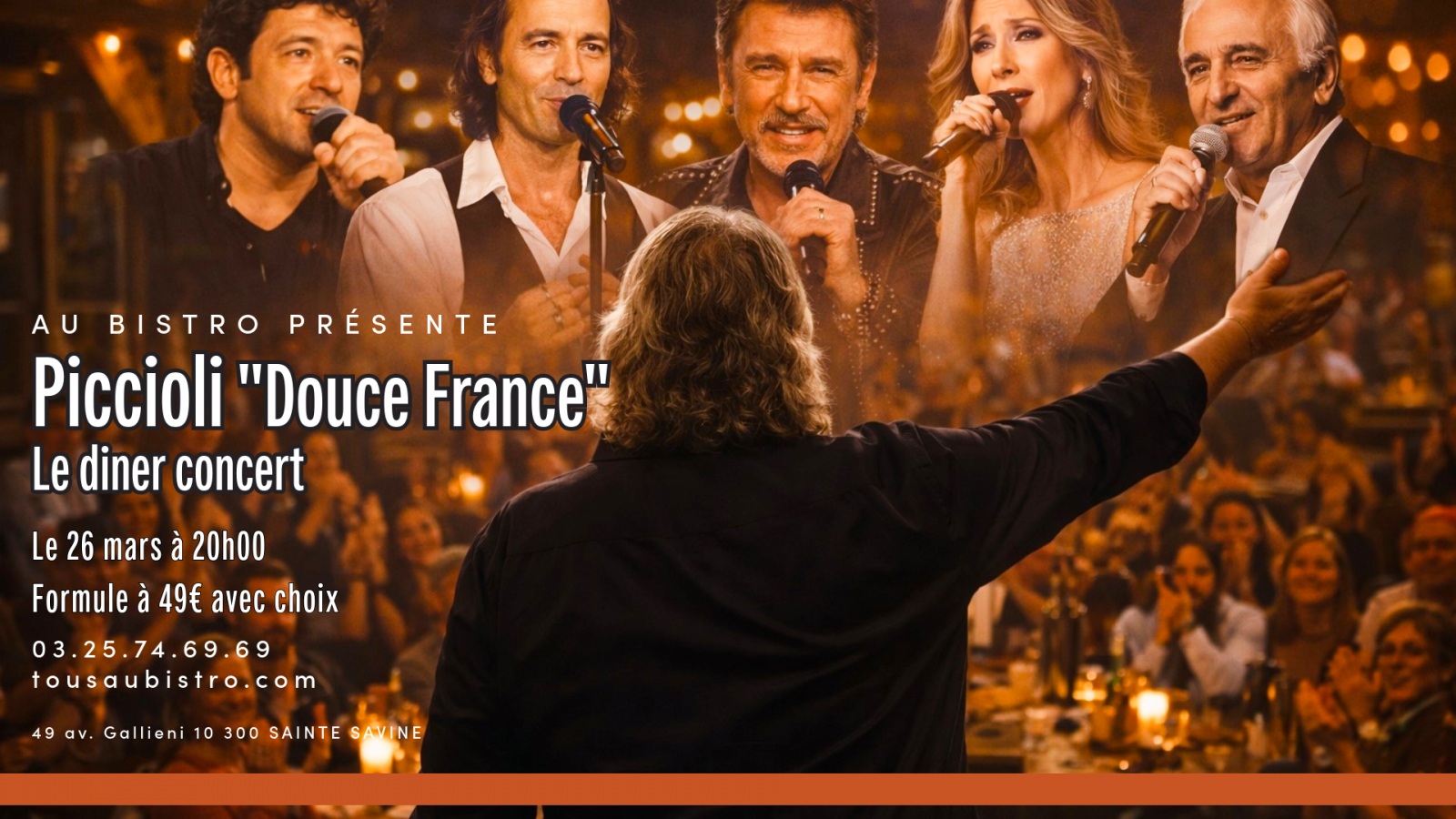 Dîner Concert au Bistro – Piccioli « Douce France »
