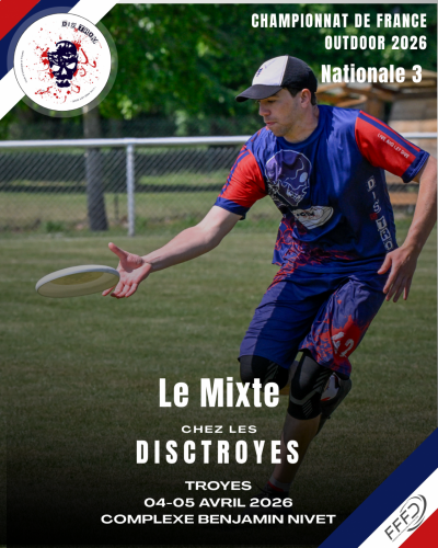 Championnat de France Outdoor Mixte d&rsquo;Ultimate Frisbee