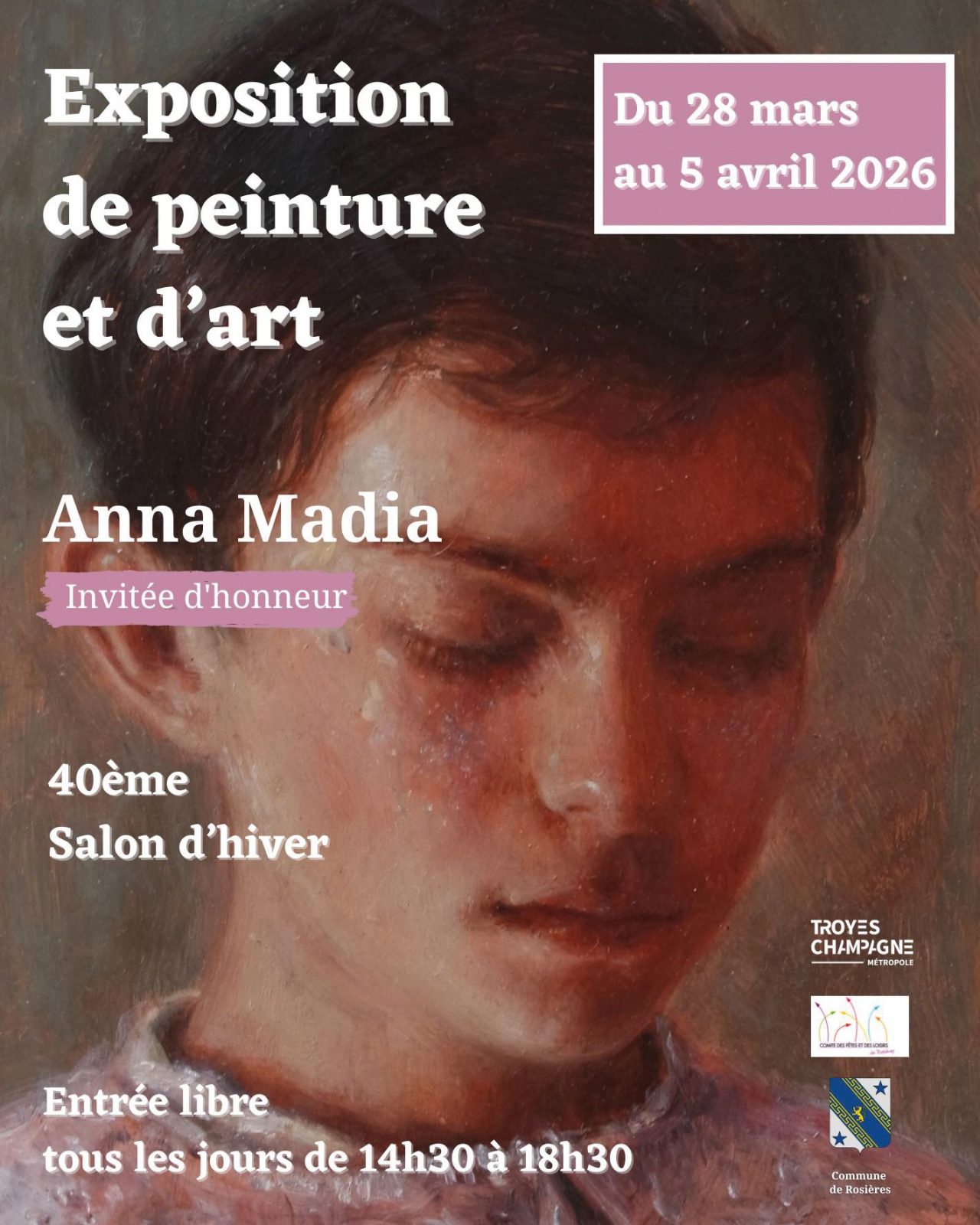 Exposition de peinture et d&rsquo;art – 40ème Salon d&rsquo;Hiver