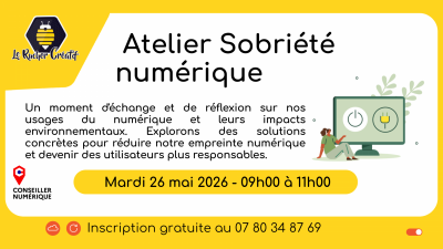 Atelier « Sobriété numérique »