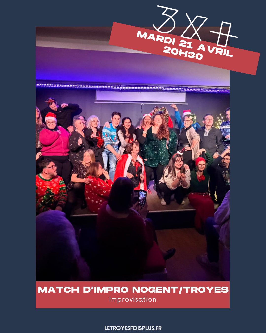 Match d&rsquo;Impro Nogent-sur-Seine / Troyes