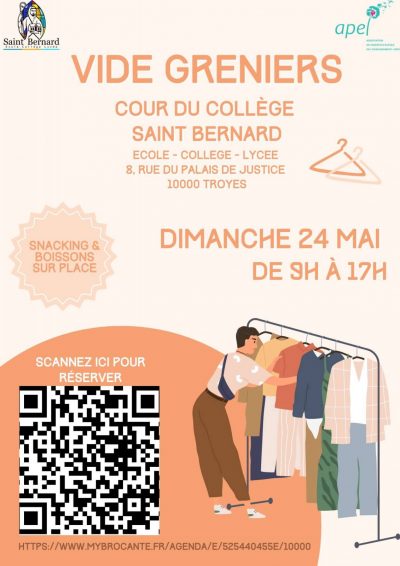 Vide-greniers de l&rsquo;Ecole Collège Lycée Saint-Bernard
