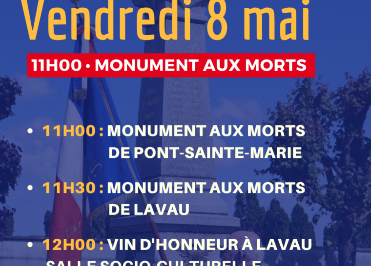 Commémoration de la Victoire du 08 mai
