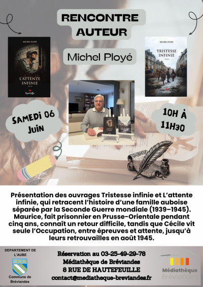 Rencontre avec l&rsquo;auteur Michel Ployé